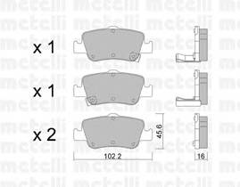 METELLI 22-0796-0 купити в Україні за вигідними цінами від компанії ULC