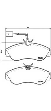 BREMBO P 23 084 купить в Украине по выгодным ценам от компании ULC