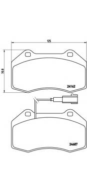 BREMBO P 23 117 купити в Україні за вигідними цінами від компанії ULC