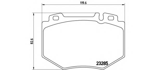 BREMBO P 50 048 купить в Украине по выгодным ценам от компании ULC