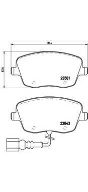 BREMBO P 85 077 купити в Україні за вигідними цінами від компанії ULC