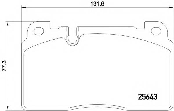 BREMBO P 85 122 купити в Україні за вигідними цінами від компанії ULC