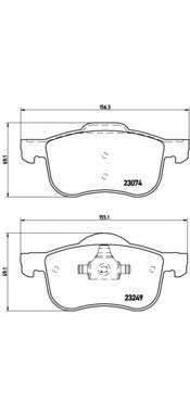 BREMBO P 86 020 купить в Украине по выгодным ценам от компании ULC