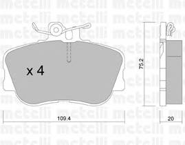 METELLI 22-0158-0 купити в Україні за вигідними цінами від компанії ULC