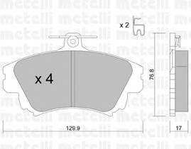 METELLI 22-0286-0 купить в Украине по выгодным ценам от компании ULC