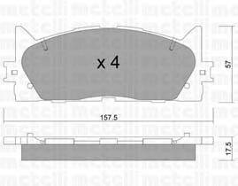 METELLI 22-0882-0 купить в Украине по выгодным ценам от компании ULC