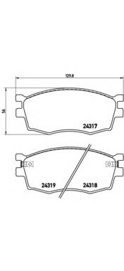 BREMBO P 30 026 купити в Україні за вигідними цінами від компанії ULC