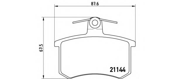 BREMBO P 85 013 купити в Україні за вигідними цінами від компанії ULC