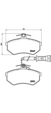 BREMBO P 85 016 купить в Украине по выгодным ценам от компании ULC