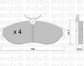 METELLI 22-0198-0 купити в Україні за вигідними цінами від компанії ULC