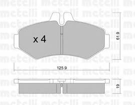 METELLI 22-0572-0 купить в Украине по выгодным ценам от компании ULC