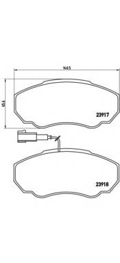 BREMBO P 23 091 купити в Україні за вигідними цінами від компанії ULC