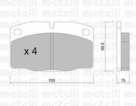 METELLI 22-0044-0 купити в Україні за вигідними цінами від компанії ULC