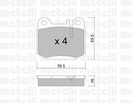 METELLI 22-0564-0 купити в Україні за вигідними цінами від компанії ULC