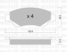 METELLI 22-0637-0 купить в Украине по выгодным ценам от компании ULC