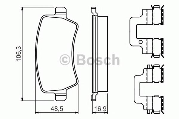 BOSCH 0986494641 купити в Україні за вигідними цінами від компанії ULC