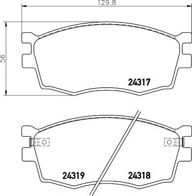 TEXTAR 2431701 купити в Україні за вигідними цінами від компанії ULC