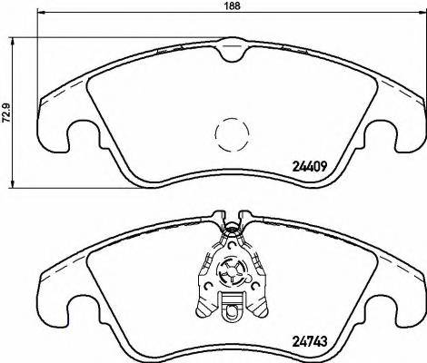 BREMBO P24161 купити в Україні за вигідними цінами від компанії ULC