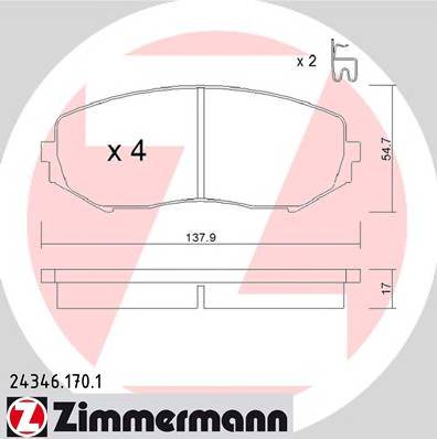 ZIMMERMANN 24346.170.1 купить в Украине по выгодным ценам от компании ULC