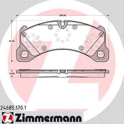 ZIMMERMANN 246851701 купити в Україні за вигідними цінами від компанії ULC