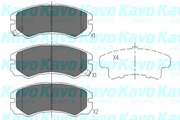 KAVO PARTS KBP-3501 купить в Украине по выгодным ценам от компании ULC