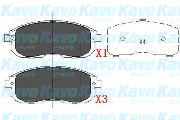 KAVO PARTS KBP-6557 купити в Україні за вигідними цінами від компанії ULC